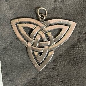 Sterling Silver Triple Goddess Pendant: for Stability and Security